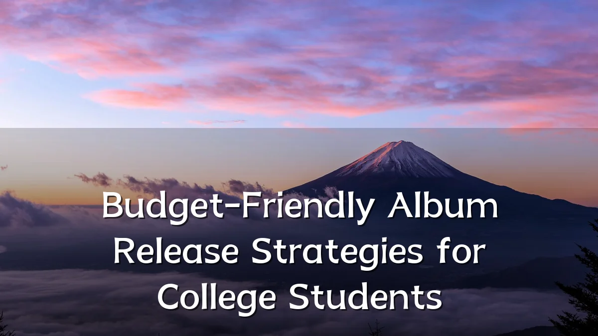 Budget-Friendly Album Release Strategies for College Students