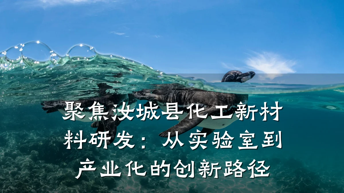 聚焦汝城县化工新材料研发:从实验室到产业化的创新路径