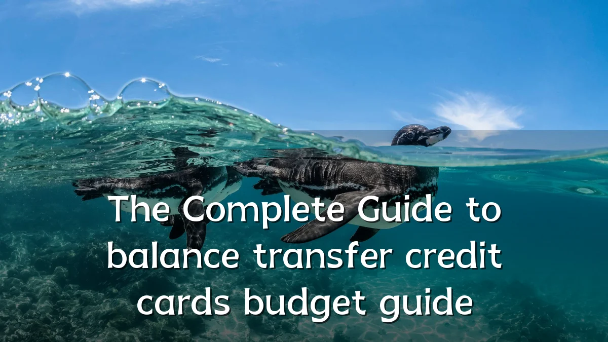 The Complete Guide to balance transfer credit cards budget guide