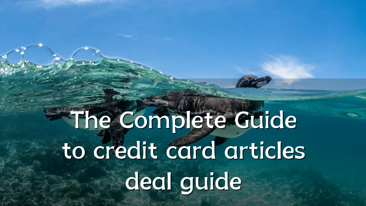 The Complete Guide to credit card articles deal guide