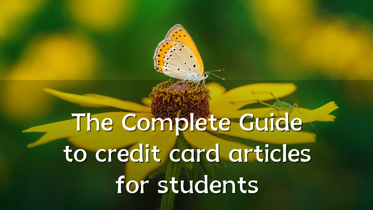 The Complete Guide to credit card articles for students