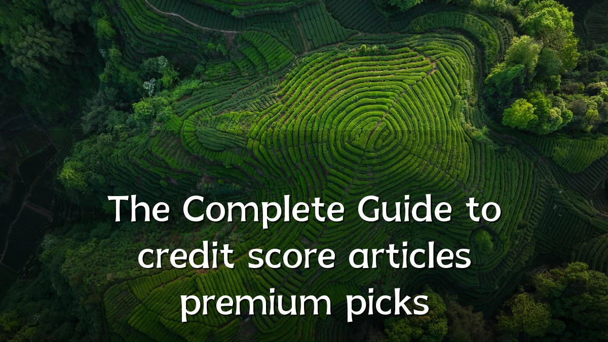 The Complete Guide to credit score articles premium picks