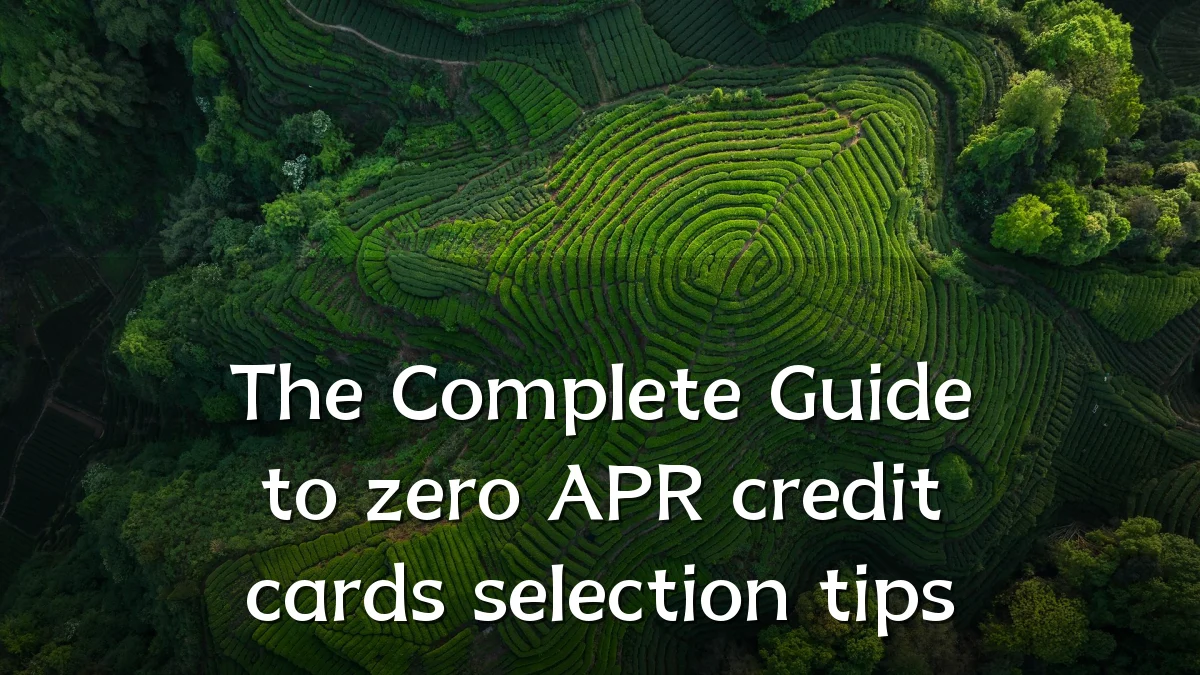 The Complete Guide to zero APR credit cards selection tips