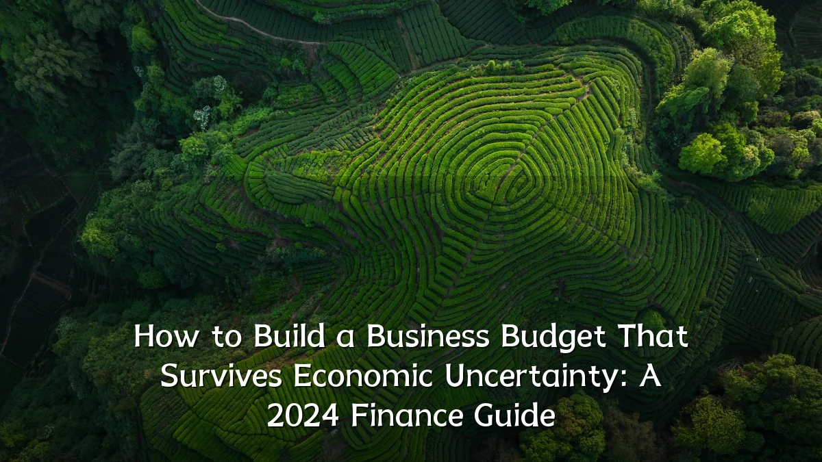 How to Build a Business Budget That Survives Economic Uncertainty: A 2024 Finance Guide