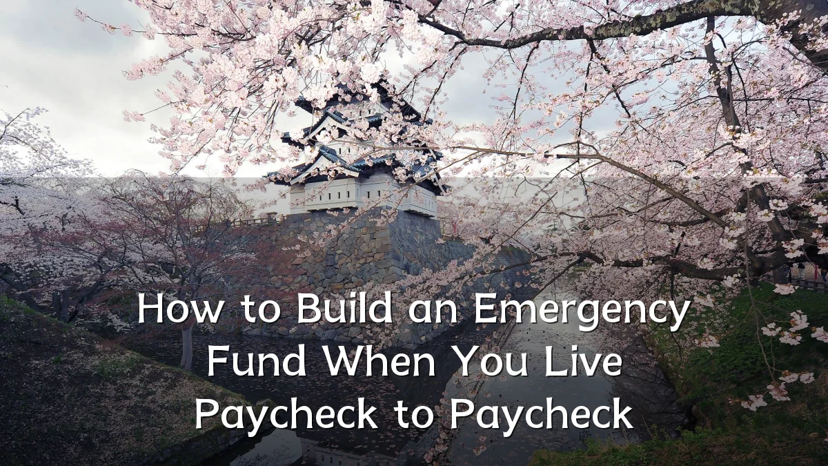How to Build an Emergency Fund When You Live Paycheck to Paycheck