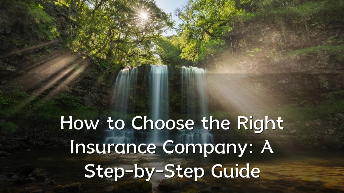 How to Choose the Right Insurance Company: A Step-by-Step Guide