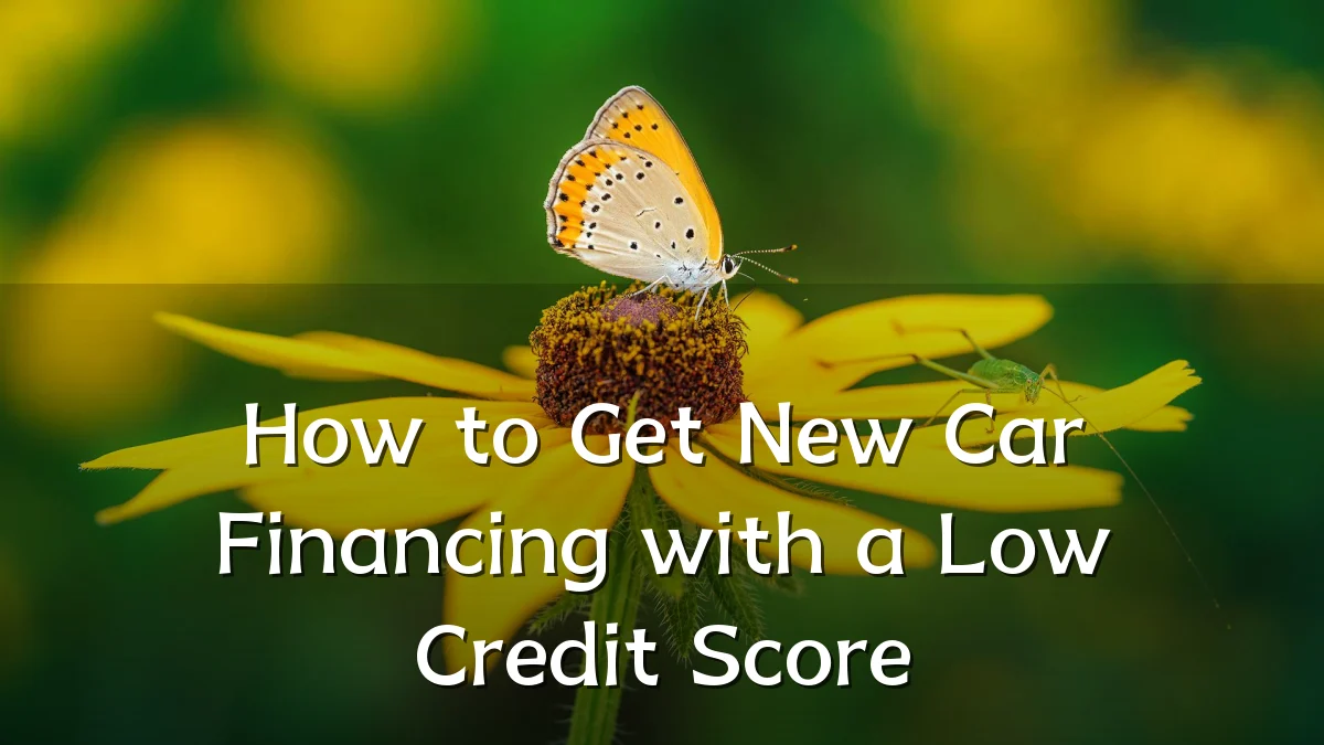 How to Get New Car Financing with a Low Credit Score