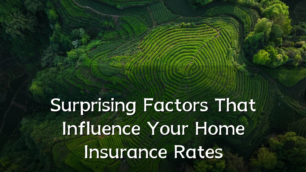 Surprising Factors That Influence Your Home Insurance Rates