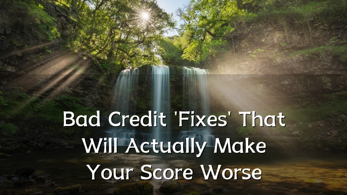 Bad Credit 'Fixes' That Will Actually Make Your Score Worse