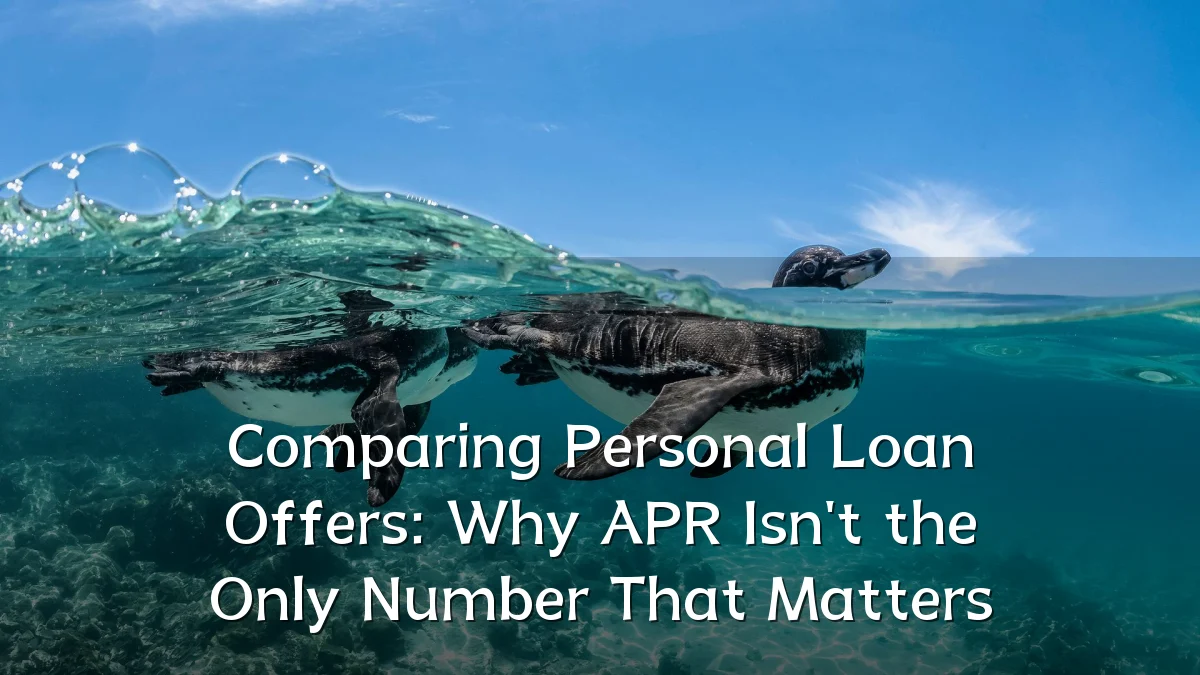 Comparing Personal Loan Offers: Why APR Isn't the Only Number That Matters