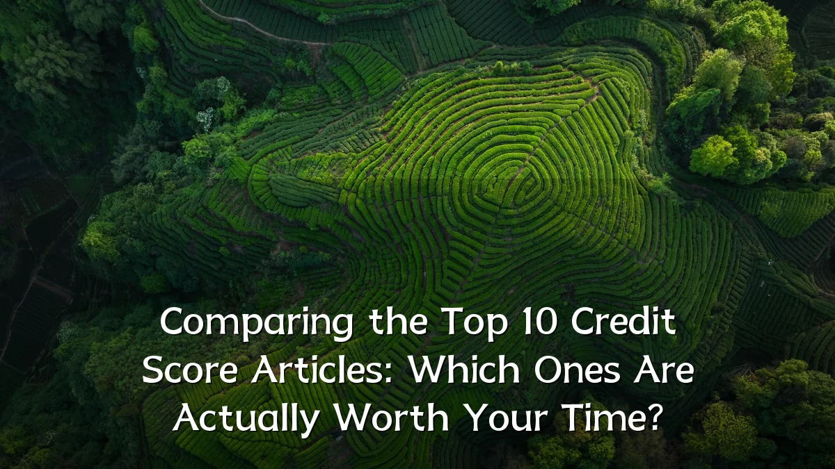 Comparing the Top 10 Credit Score Articles: Which Ones Are Actually Worth Your Time?