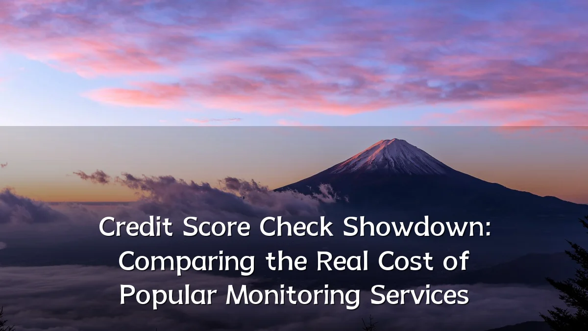 Credit Score Check Showdown: Comparing the Real Cost of Popular Monitoring Services