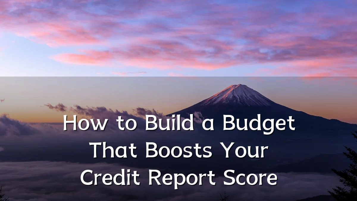 How to Build a Budget That Boosts Your Credit Report Score