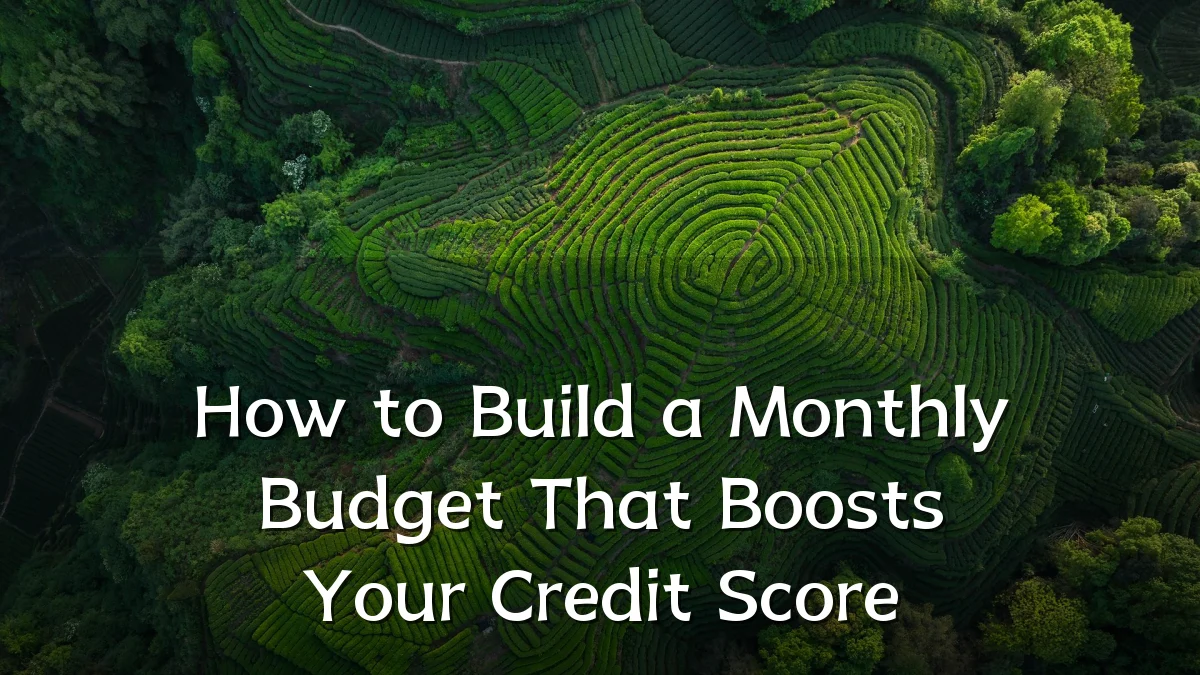 How to Build a Monthly Budget That Boosts Your Credit Score