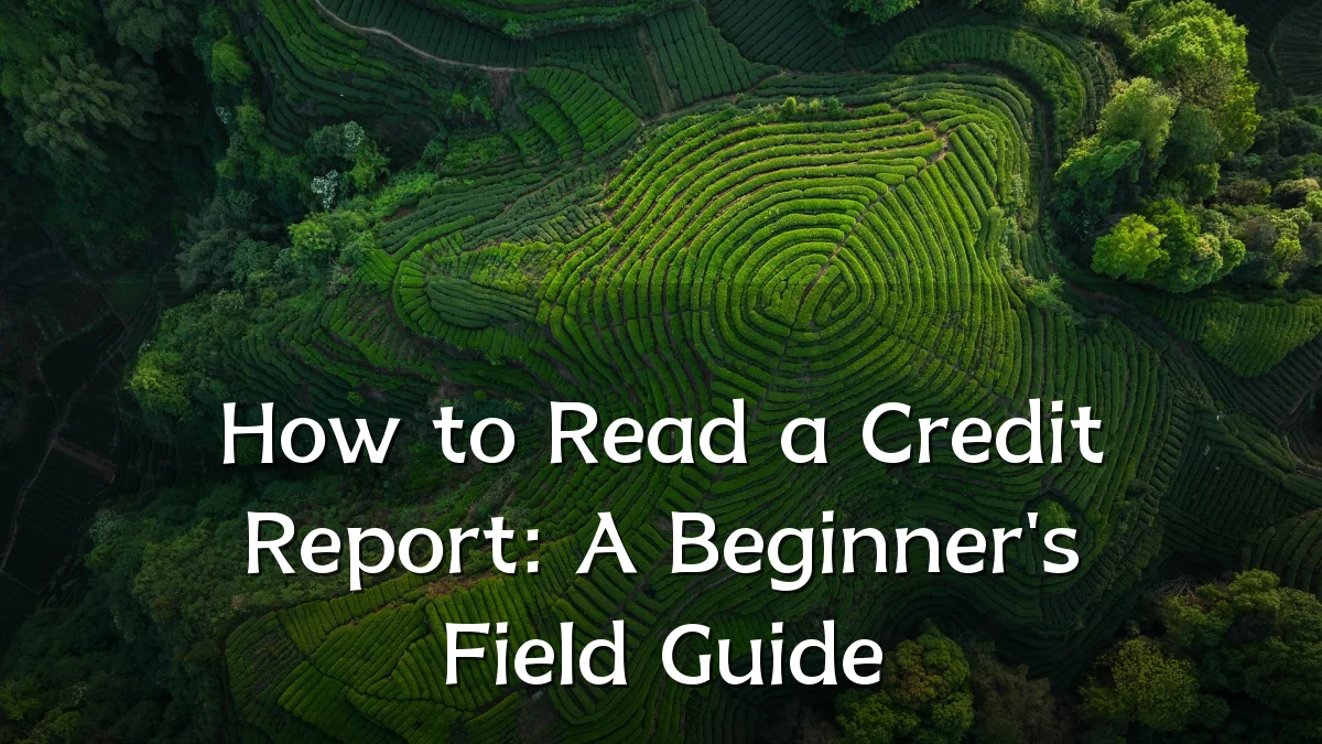 How to Read a Credit Report: A Beginner's Field Guide