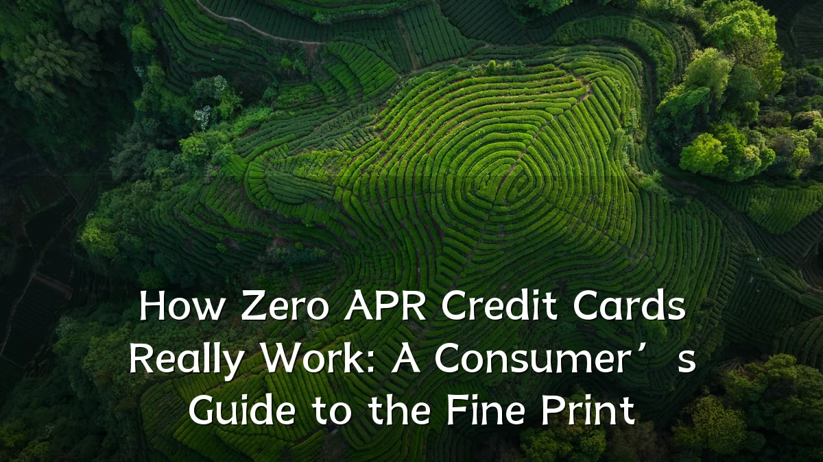 How Zero APR Credit Cards Really Work: A Consumer’s Guide to the Fine Print