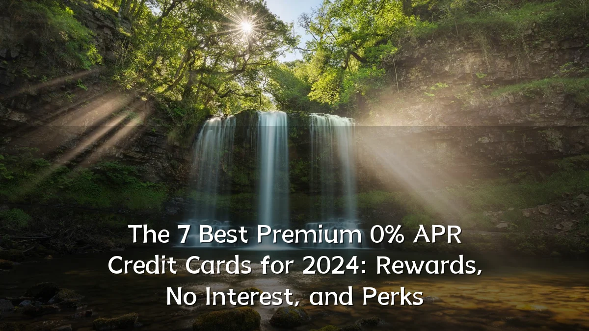 The 7 Best Premium 0% APR Credit Cards for 2024: Rewards, No Interest, and Perks