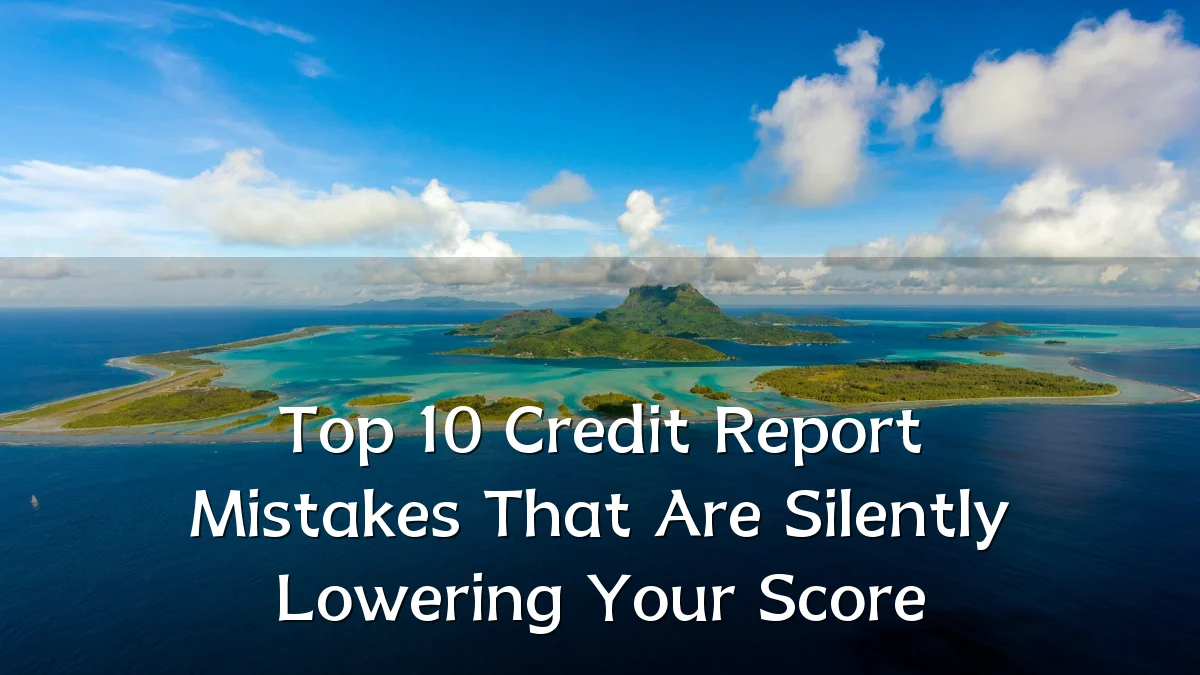 Top 10 Credit Report Mistakes That Are Silently Lowering Your Score