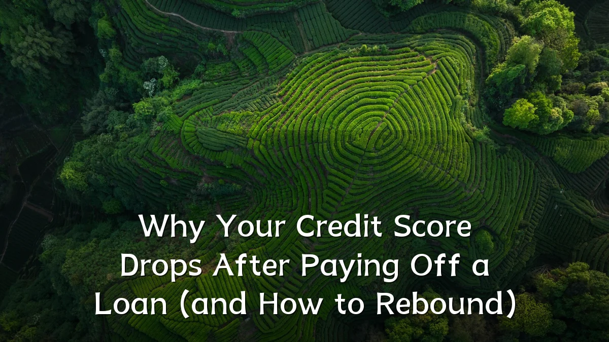 Why Your Credit Score Drops After Paying Off a Loan (and How to Rebound)