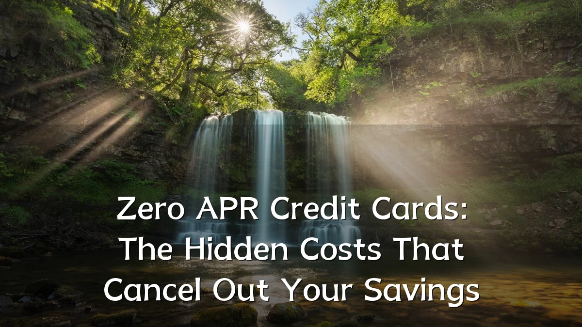 Zero APR Credit Cards: The Hidden Costs That Cancel Out Your Savings